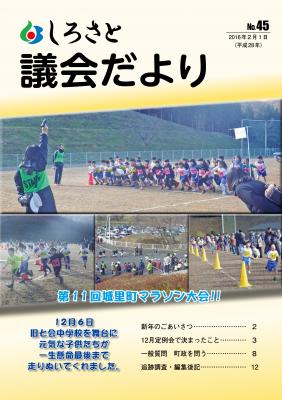 『議会だより　４５号』の画像