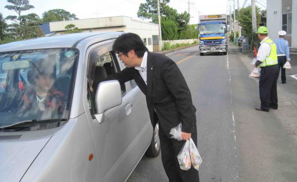 『『町長フォトニュース　秋の交通安全運動街頭キャンペーン』の画像』の画像