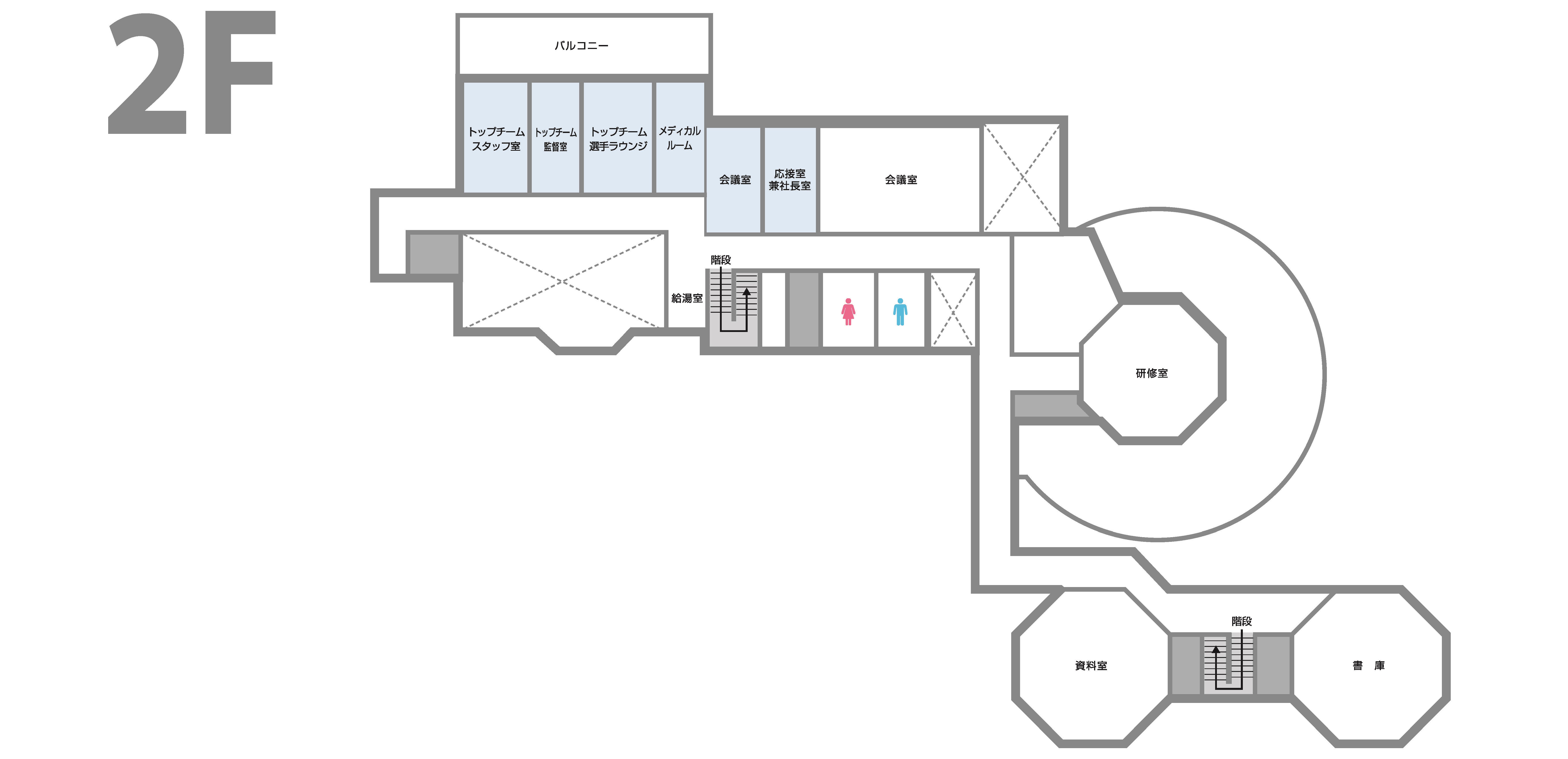 『施設案内図２階』の画像