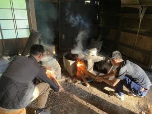 『燻蒸の様子』の画像