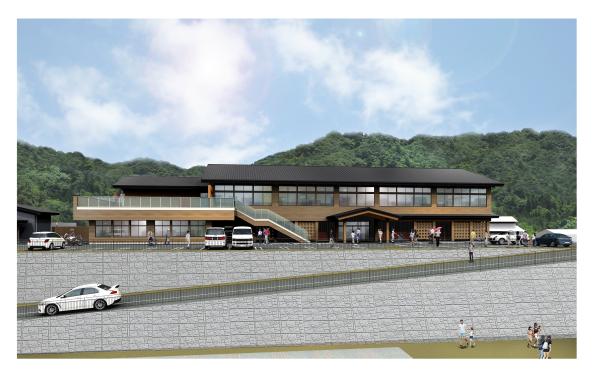『道の駅かつらイメージパース（１期１）』の画像