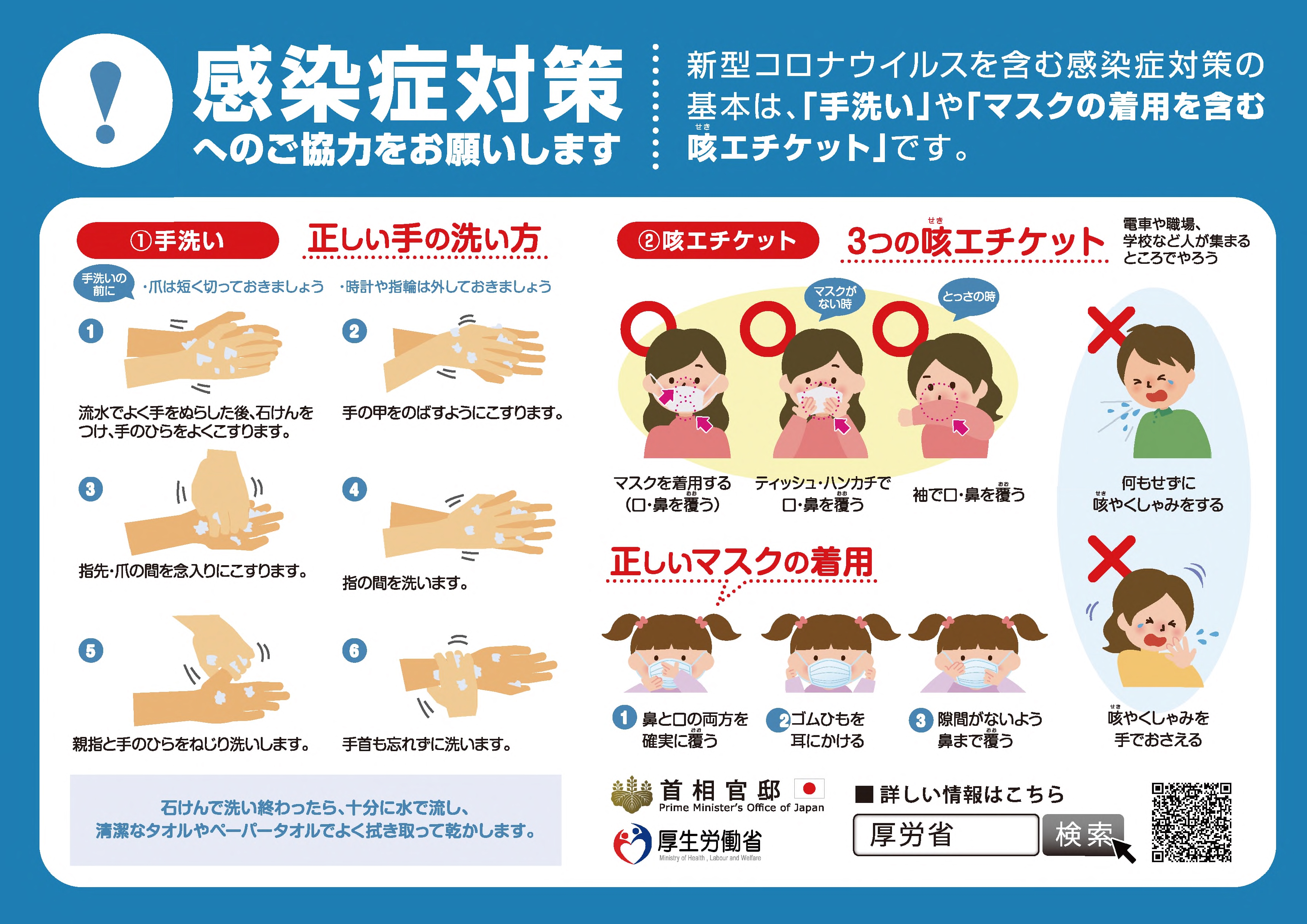 厚労省 手洗いマニュアル
